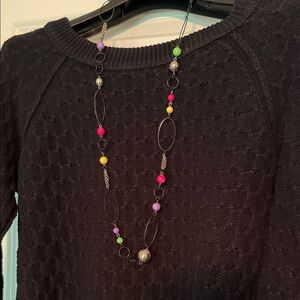 Vibrant Multicolor Beaded Necklace